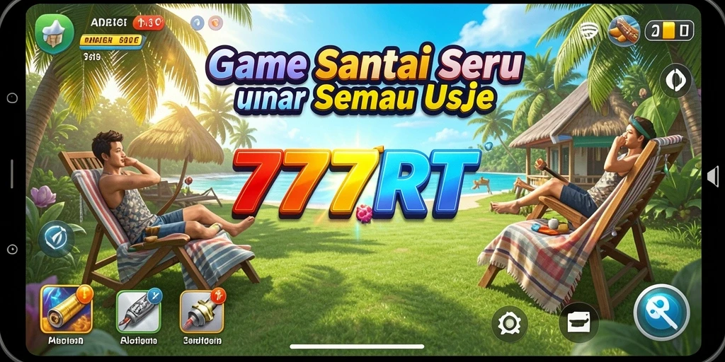 Screenshot gameplay utama 777RT yang menunjukkan keseruan permainan.