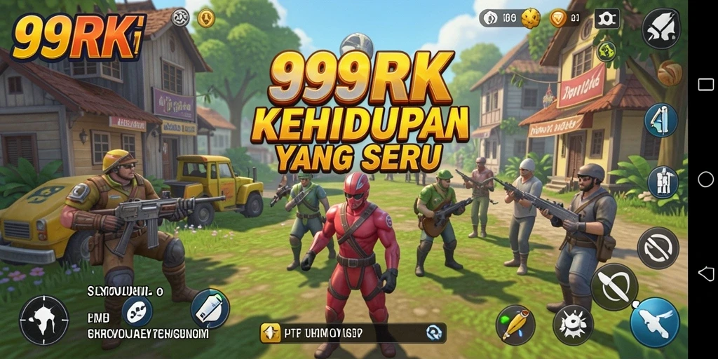 Tangkapan layar utama 99RK menampilkan gameplay simulasi yang seru dan interaktif.