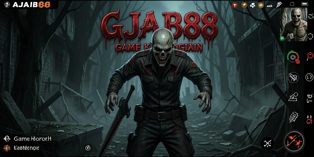 Screenshot AJAIB88 yang menunjukkan suasana menegangkan dalam gameplay.