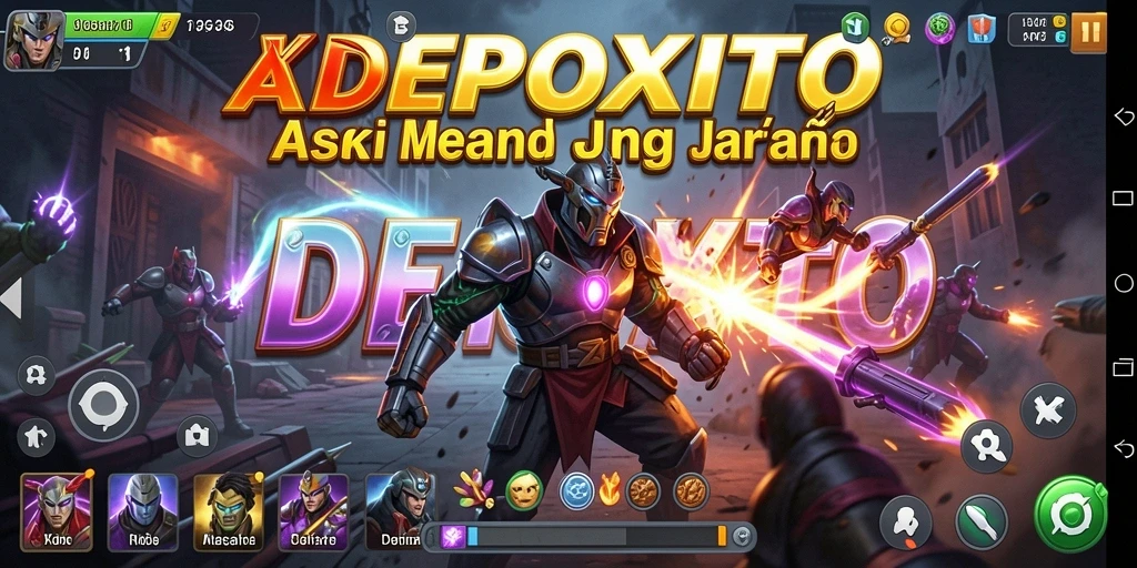 Tampilan gameplay menegangkan DEPOXITO yang penuh aksi.