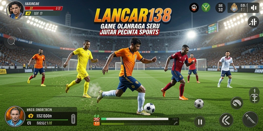 Tampilan gameplay seru dari LANCAR138 dengan aksi olahraga mendebarkan.