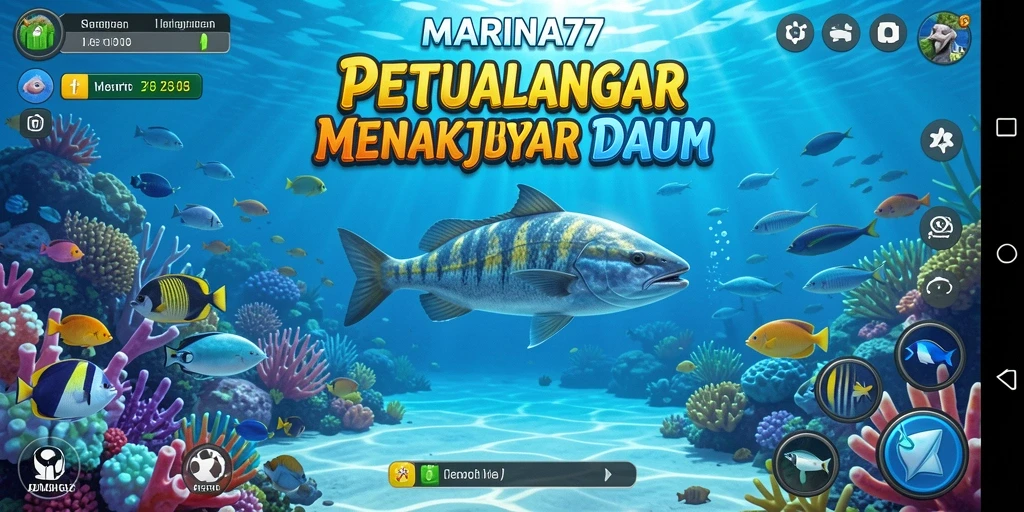 Gameplay petualangan bawah laut yang menakjubkan di MARINA77.