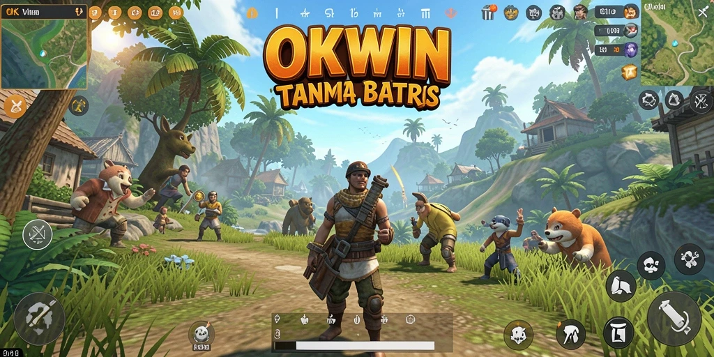 Gameplay OKWIN yang memikat di dunia terbuka yang luas.