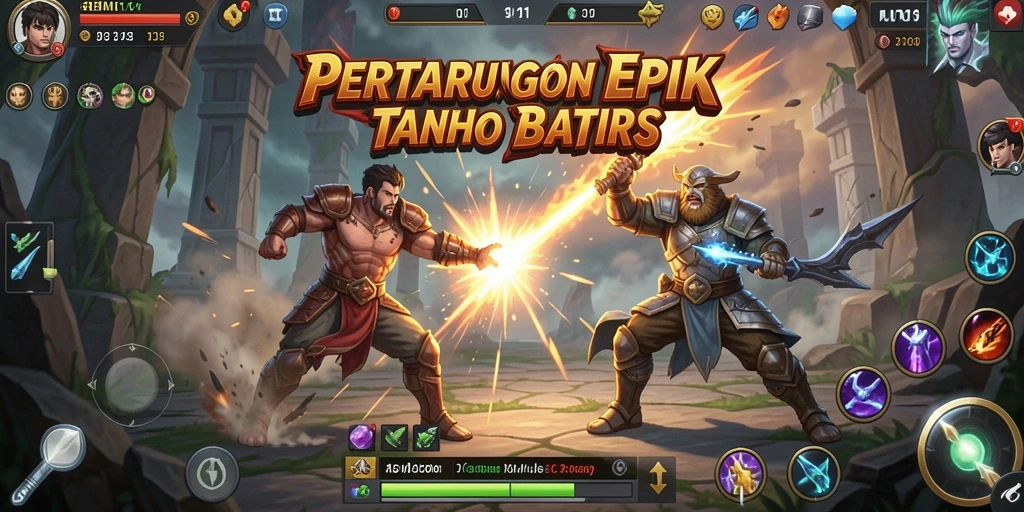 Tampilan gameplay intense dari REMI101 dengan pertarungan seru.