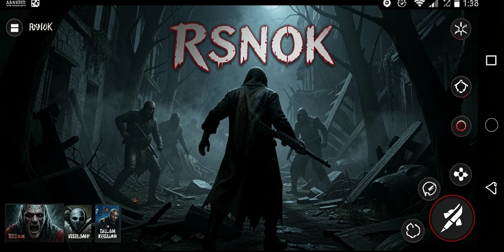 Gameplay RSNOK dengan atmosfer horor yang menakutkan.