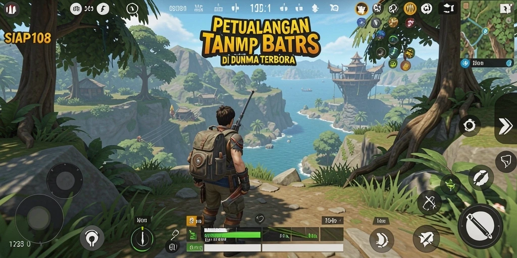 Screenshot SIAP108 menampilkan aksi seru di dunia Open World.