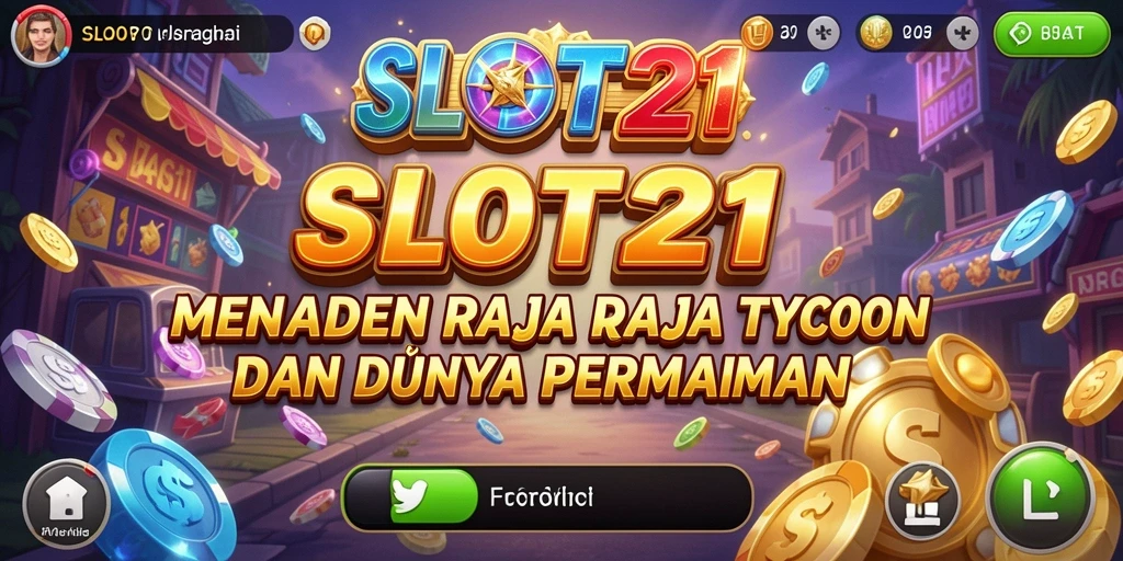 Tampilan gameplay SLOT21 yang menarik dalam dunia Tycoon.